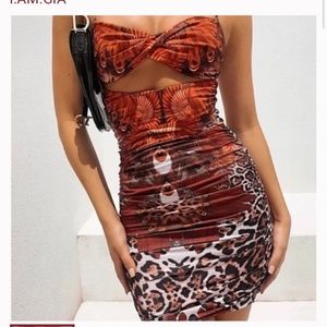 Size small tiger mist vera dress
